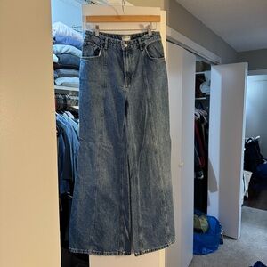 Free People Blue Flare Jeans